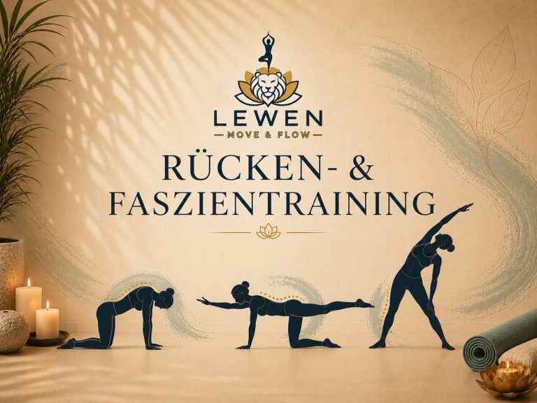 Rücken- & Faszientraining kombiniert gezielte Kräftigungs-, Mobilisations- und Dehnübungen, um den Rücken zu stärken, die Körperhaltung zu v